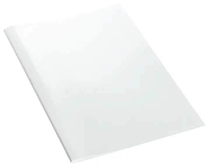 177163 cubierta A4 Cartón Transparente, Blanco 100 pieza(s)