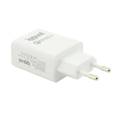 Cargador 1xUSB carga rápida QC3.0 18W - Imagen 2