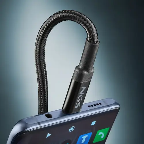 KNOT 100W-2 cable USB USB 2.0 2 m USB C Negro - Imagen 6