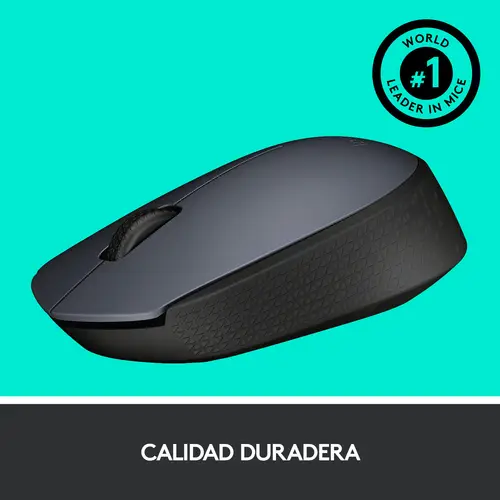 M170 Grey-K ratón Oficina Ambidextro RF inalámbrico Óptico 1000 DPI - Imagen 11