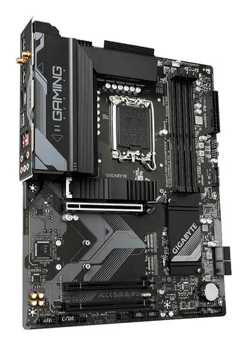 B760 GAMING X AX Placa Base - Compatible con procesadores Intel Core de 14ª generación, VRM digital de 8+1+1 fases, hasta 7600MHz DDR5 (OC), 3x PCIe 4.0 M.2, Wi-Fi 6E, 2.5GbE LAN, USB 3.2 Gen 2 - Imagen 3