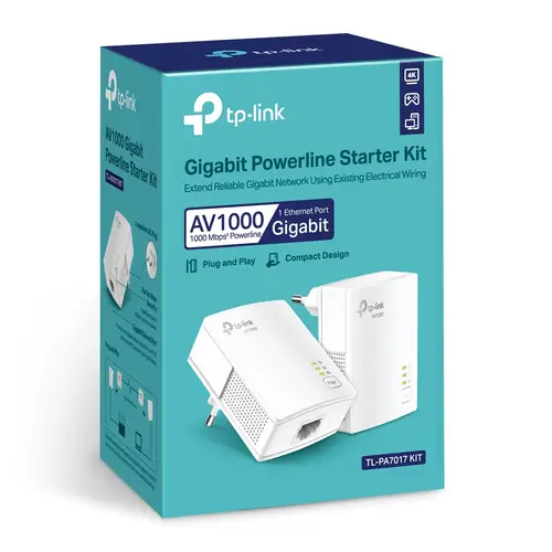 TL-PA7017 KIT 1000 Mbit/s Ethernet Blanco 2 pieza(s) - Imagen 4