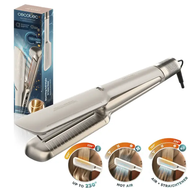 Air Lisse Champagne Plancha de pelo Caliente Champán