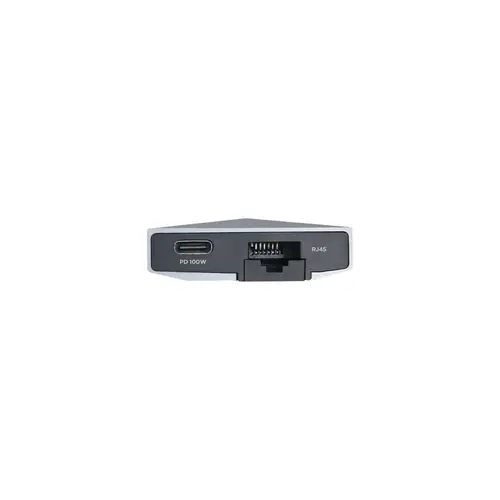 USB-C dock 8 en 1, USB-C a 1xHDMI, 1xRJ45, 3xUSB, 1xPD, 1xSD, 1xMicroSD, Gris, 15 cm - Imagen 5