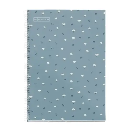 BLOC MR NB T.DURA Fº 80h 90g CD.4 FLO.AZ - Pack de 5 unidades
