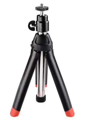 | Trípode 4 en 1 con Conexión 1/4", para go pro, móviles o cá..