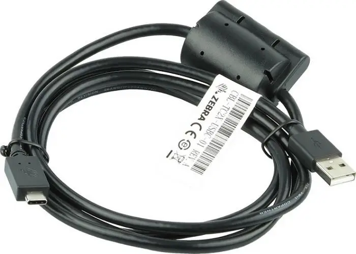 CBL-TC2X-USBC-01 cable USB USB A Negro