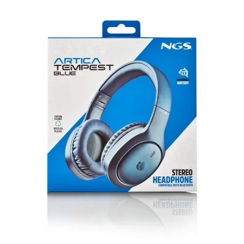 Artica Tempest Blue Auriculares Inalámbrico y alámbrico Diadema Llamadas/Música USB Tipo C Bluetooth Azul - Imagen 7