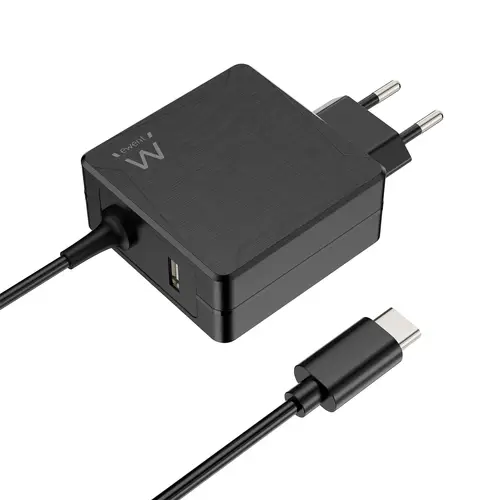 EW3978 cargador de dispositivo móvil Portátil Negro Corriente alterna Carga rápida Interior - Imagen 1