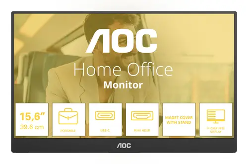 16T20E2 monitor o TV portátil Monitor portátil Negro 39,6 cm (15.6") LED 1920 x 1080 Pixeles - Imagen 1