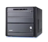 Front of men's Basic Tee in black.