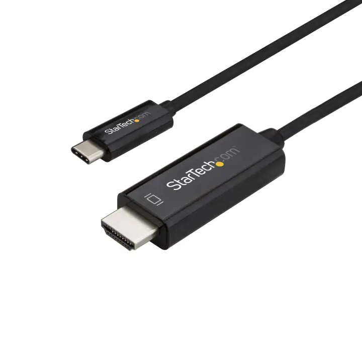 Cable de 3m USB C a HDMI - Cable Adaptador de Vídeo USB Tipo C a HDMI 2.0 4K de 60Hz - Compatible con Thunderbolt 3 - Portátil a Monitor HDMI - Modo Alt DP 1.2 HBR2 - Negro