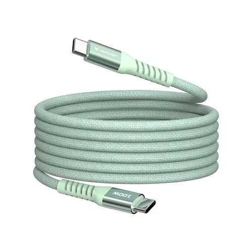 31855 cable USB USB 2.0 1,2 m USB C Verde - Imagen 1