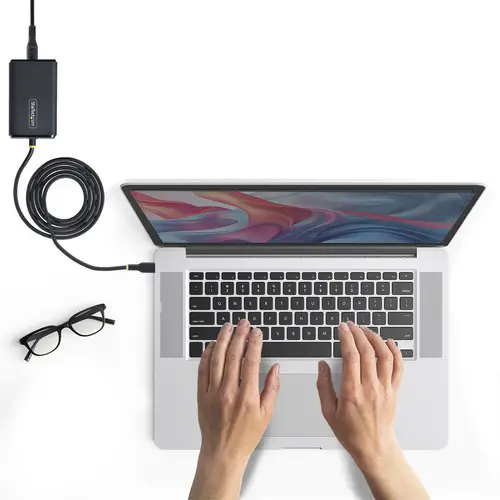 165LE-USB-C-CHARGER adaptador e inversor de corriente Interior 65 W Negro - Imagen 6