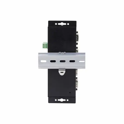 Adaptador Serie a Ethernet - Conversor RJ45 LAN IP a DB9 RS232 - Servidor de Dispositivos Serie de 4 Puertos - Carcasa de Metal - Dispositivos Serie Remotos - Pared o Carril DIN - TAA - Imagen 6