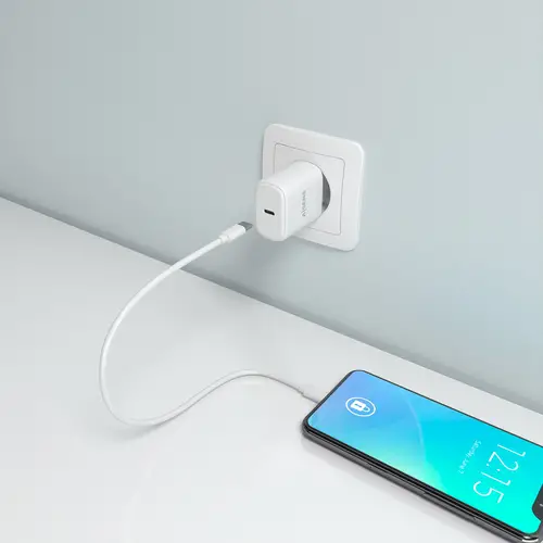 Cargador GaN 30W, 1xUSB-C PD3.0, Blanco - Imagen 5