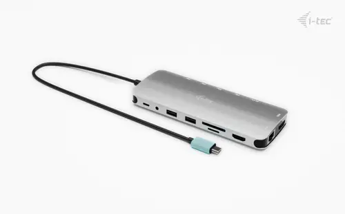 Metal USB-C Nano 3x Display Dock, 2x HDMI 1x USB-C video with Power Delivery 140W + Universal Charger 140 W - Imagen 3