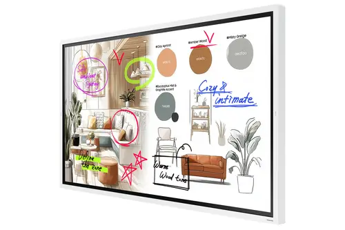 WM65FX Pantalla plana para señalización digital 165,1 cm (65") LED Wifi 450 cd / m² 4K Ultra HD Gris, Blanco Pantalla táctil Tizen 12/7 - Imagen 3