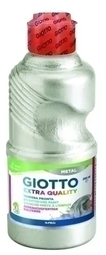 TEMPERA GIOTTO LIQ.METAL 250 ml PLATA