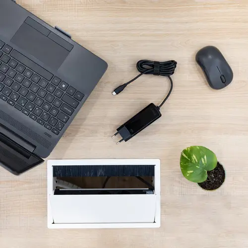 Cargador de portátil GAN USB-C PD 100W, Negro - Imagen 3