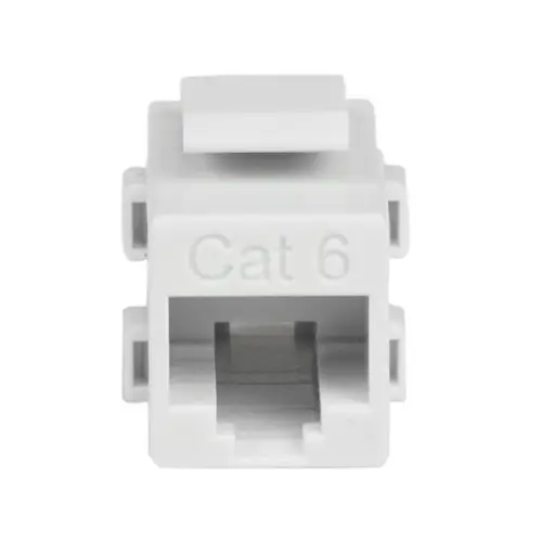 Acoplador Keystone de Cable de Red Ethernet Cat6 RJ45 - Hembra a Hembra - Imagen 2