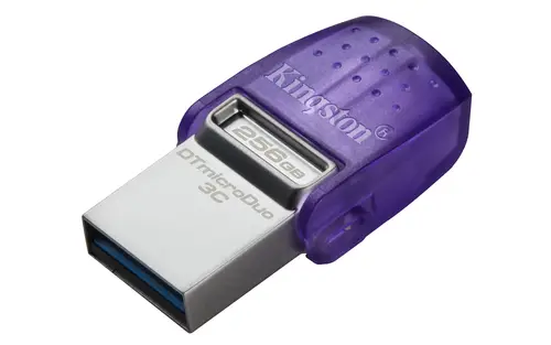 DataTraveler 256GB microDuo 3C 200MB/s dual USB-A + USB-C - Imagen 1
