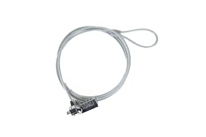 Secure 4D cable antirrobo Plata 1,5 m