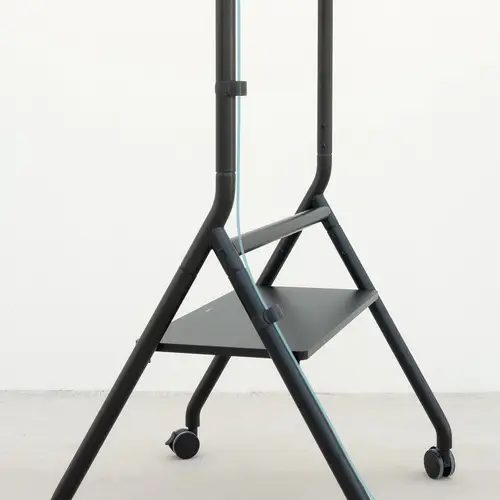 iDREAMS Soporte de Suelo con Ruedas para Pantalla 37"-86", Negro - Imagen 6