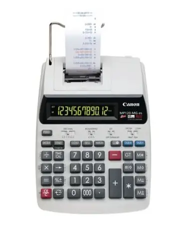 MP120-MG-es II calculadora Escritorio Calculadora de impresión Blanco