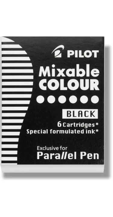 Parallel Pen Negro 6 pieza(s)