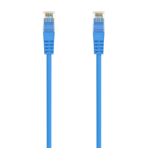 Cable de Red Latiguillo RJ45 LSZH Cat.6A 500 Mhz UTP AWG24, Azul, 1.0M - Imagen 2