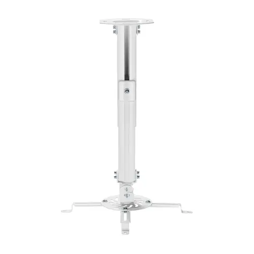 Soporte Universal Giratorio, Inclinable y Extensible de Techo para Proyector 13.5Kg, Blanco - Imagen 2
