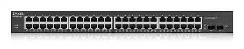 GS1900-48HPv2 Gestionado L2 Gigabit Ethernet (10/100/1000) Energía sobre Ethernet (PoE) Negro - Imagen 1