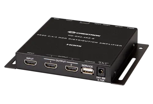 CRESTRON 1:2 HDMI  DISTRIBUTION AMPLIFIER W/4K60 4:4:4 & HDR SUPPORT (HD-DA2-4KZ-E) 6509696