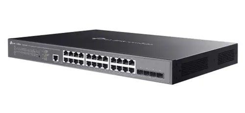 Omada SG3428XMPP switch Gestionado L2+ Gigabit Ethernet (10/100/1000) Energía sobre Ethernet (PoE) 1U Negro - Imagen 3