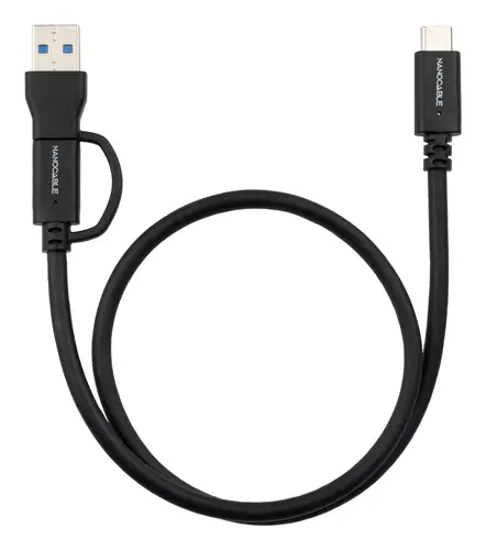 10.01.4803 cable USB USB 3.2 Gen 2 (3.1 Gen 2) 3 m USB A/USB C USB C Negro - Imagen 2