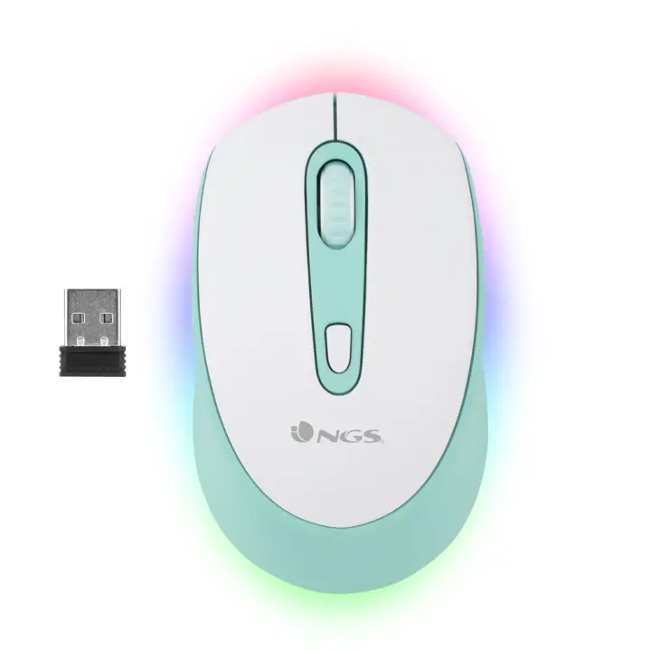 SMOG MINT-RB ratón Juego Ambidextro RF Wireless + Bluetooth Óptico 2400 DPI