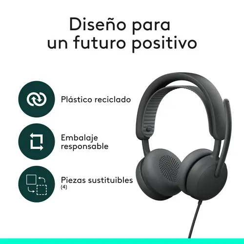 Zone Wired 2: auriculares con cancelación de ruido y tecnología híbrida adaptativa ANC, USB-C con adaptador USB-A, Grafito - Imagen 14