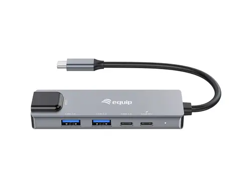 133496 Adaptador multifunción 5 en 1, 2,5 GbE, USB-A x 2, USB-C x 1, USB-C , 100 W USB PD - Imagen 5