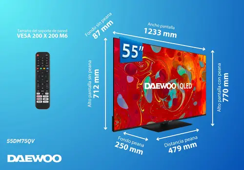 55DM75QV Televisor 139,7 cm (55") 4K Ultra HD Smart TV Wifi Negro - Imagen 11