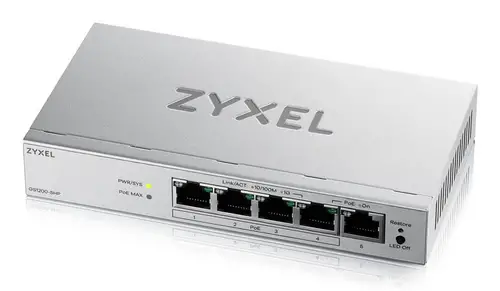 GS1200-5HPV3 Gestionado L2 Gigabit Ethernet (10/100/1000) Energía sobre Ethernet (PoE) Escritorio Gris - Imagen 1