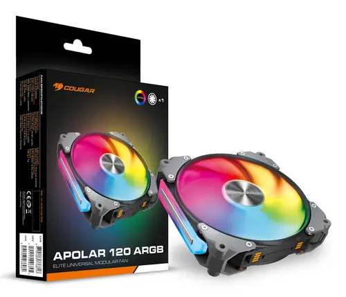 CF-APR12HB-RGB Carcasa del ordenador Ventilador 12 cm Negro 1 pieza(s) - Imagen 9