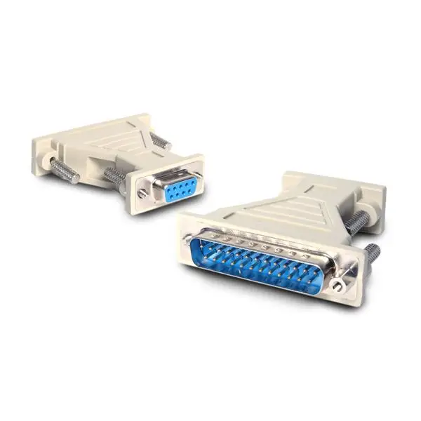Adaptador de cable serie DB9 a DB25 - H/M