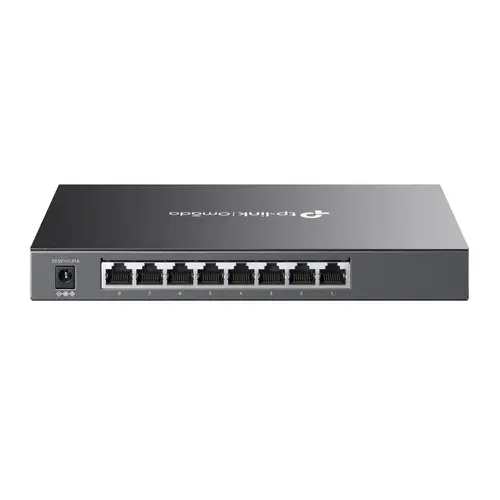 Omada TL-SG2008P Gestionado L2/L2+ Gigabit Ethernet (10/100/1000) Energía sobre Ethernet (PoE) Negro - Imagen 2