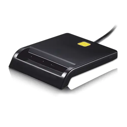 LECTOR DE TARJETA DNIe EXTERNO USB 2.0 NEGRO - Imagen 1