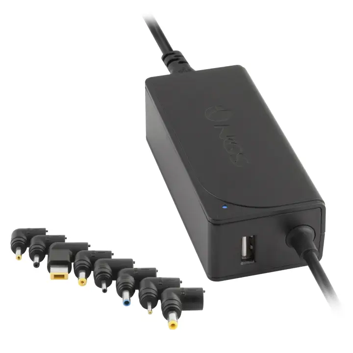 W-70W adaptador e inversor de corriente Interior Negro