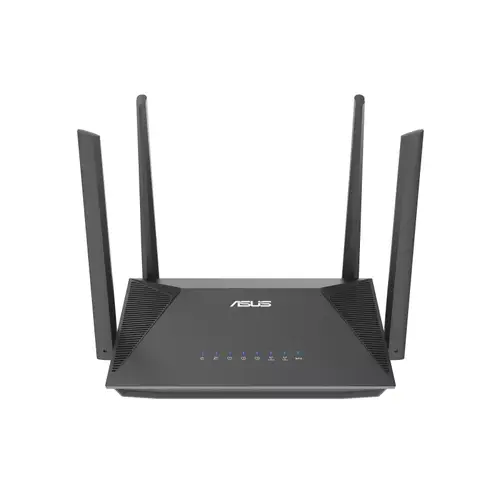 RT-AX52 AX1800 AiMesh router inalámbrico Gigabit Ethernet Doble banda (2,4 GHz / 5 GHz) Negro - Imagen 1
