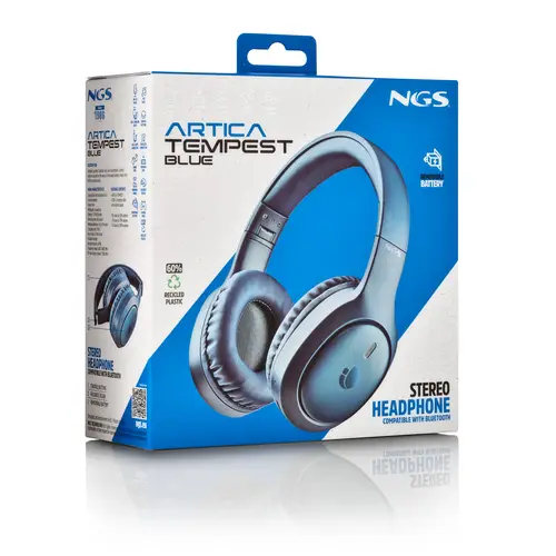Artica Tempest Blue Auriculares Inalámbrico y alámbrico Diadema Llamadas/Música USB Tipo C Bluetooth Azul - Imagen 6