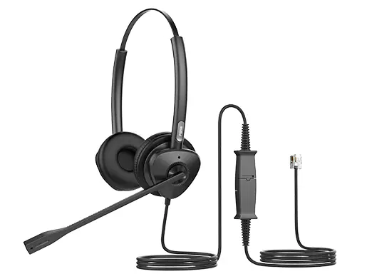 HT302 auricular y casco Auriculares Alámbrico Diadema Oficina/Centro de llamadas USB tipo A Negro