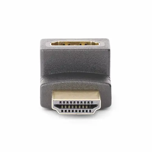Adaptador HDMI 2.0 Acodado Hacia Arriba - Macho a Hembra - Adaptador HDMI en Ángulo Recto - Ahorrador de Puertos HDMI de Alta Velocidad 4K 60Hz - Imagen 5